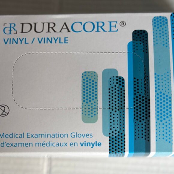 DuraCore Vinyl & Nitrile Gloves – 4 Boxes (2 Medium, 2 Large) – 100 Each - Picture 2 of 9